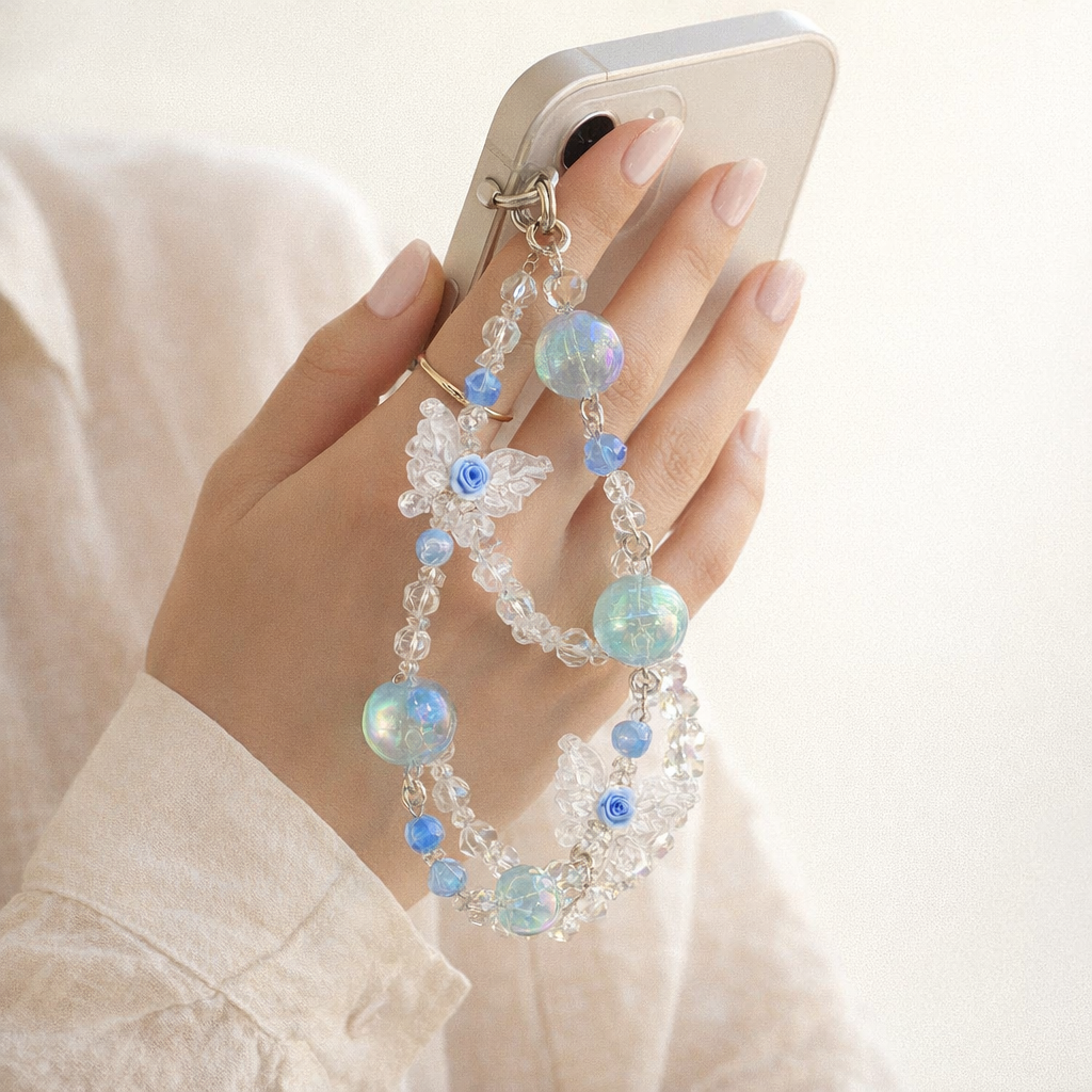Crystal Phone Charm Gradient Design