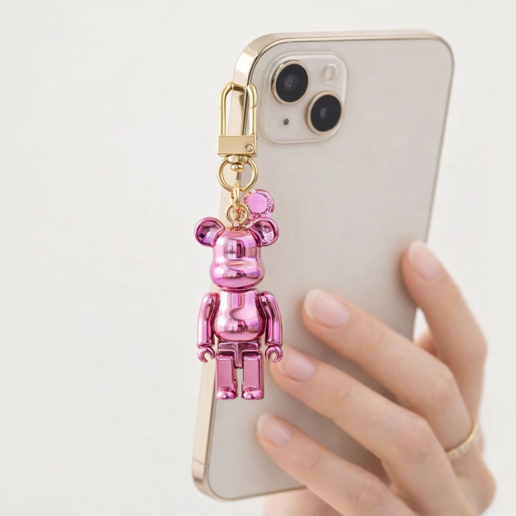 Acrylic Phone Charm Cute Bear