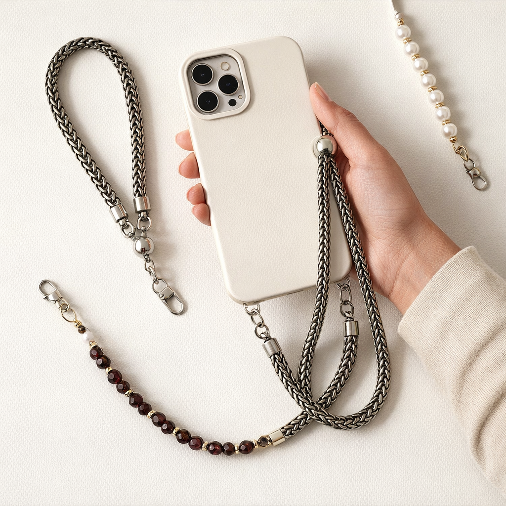 Metal Phone Chain Link Design