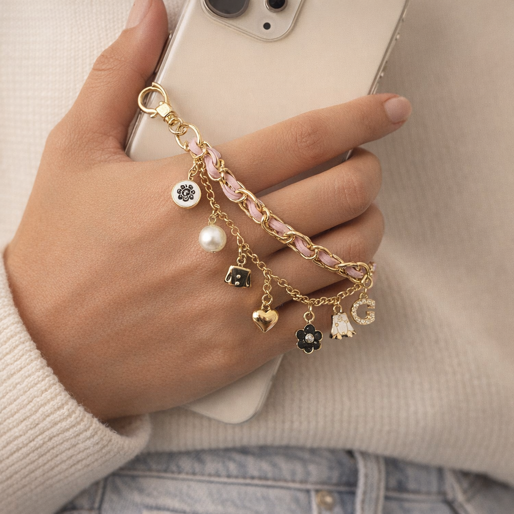 Phone Chain Camellia Flower
