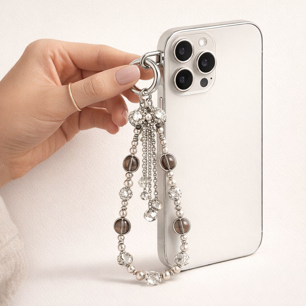 Beaded Phone Charm Retro Tassel