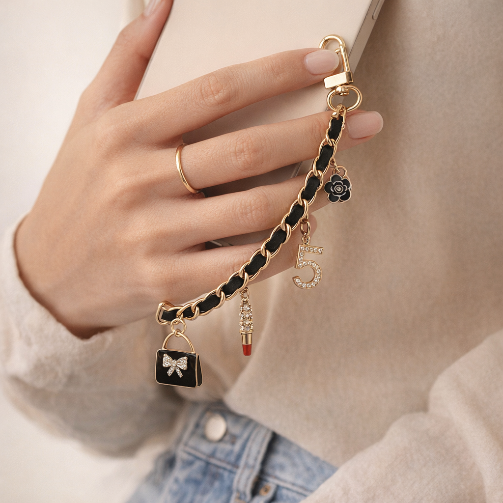 Phone Chain Camellia Flower