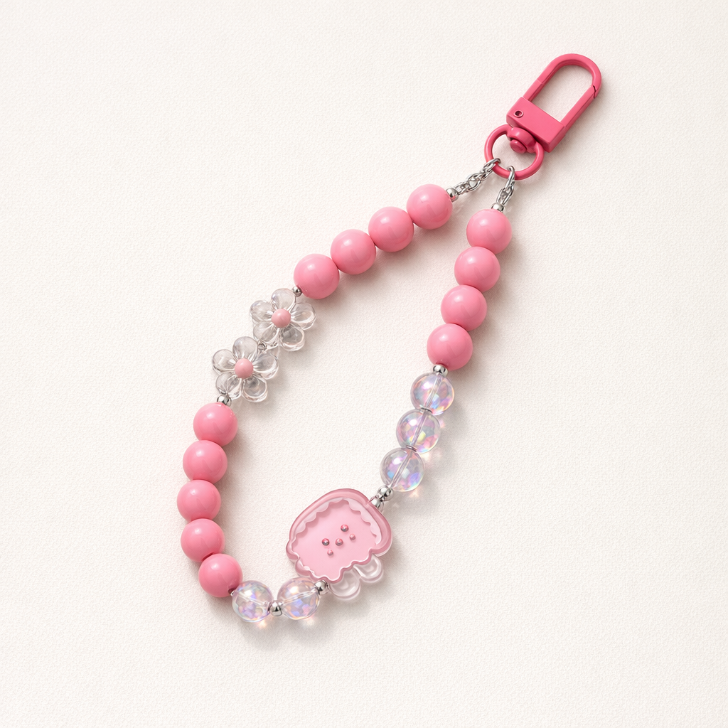 Acrylic Phone Charm Colourful Design