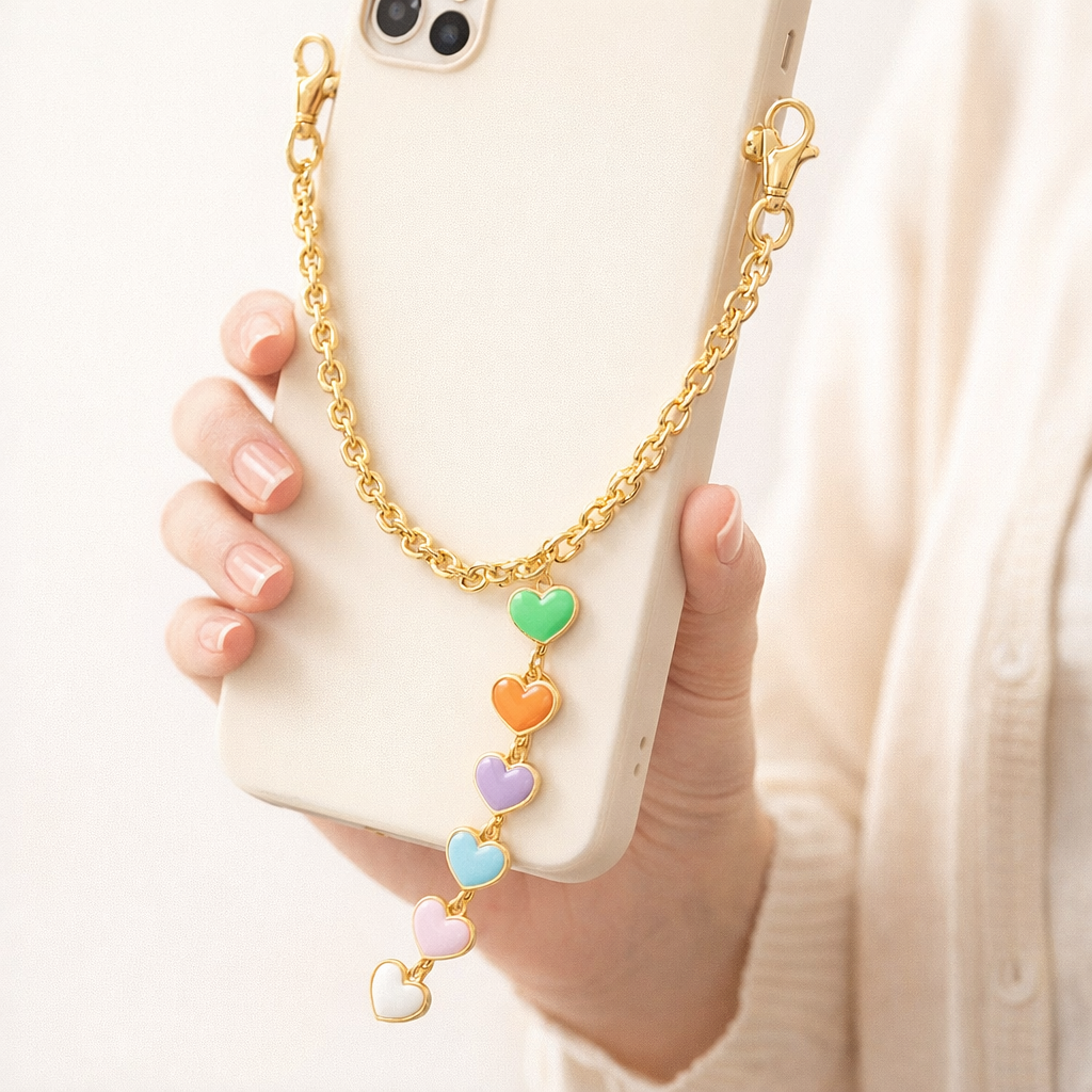 Beaded Phone Strap Korean Style