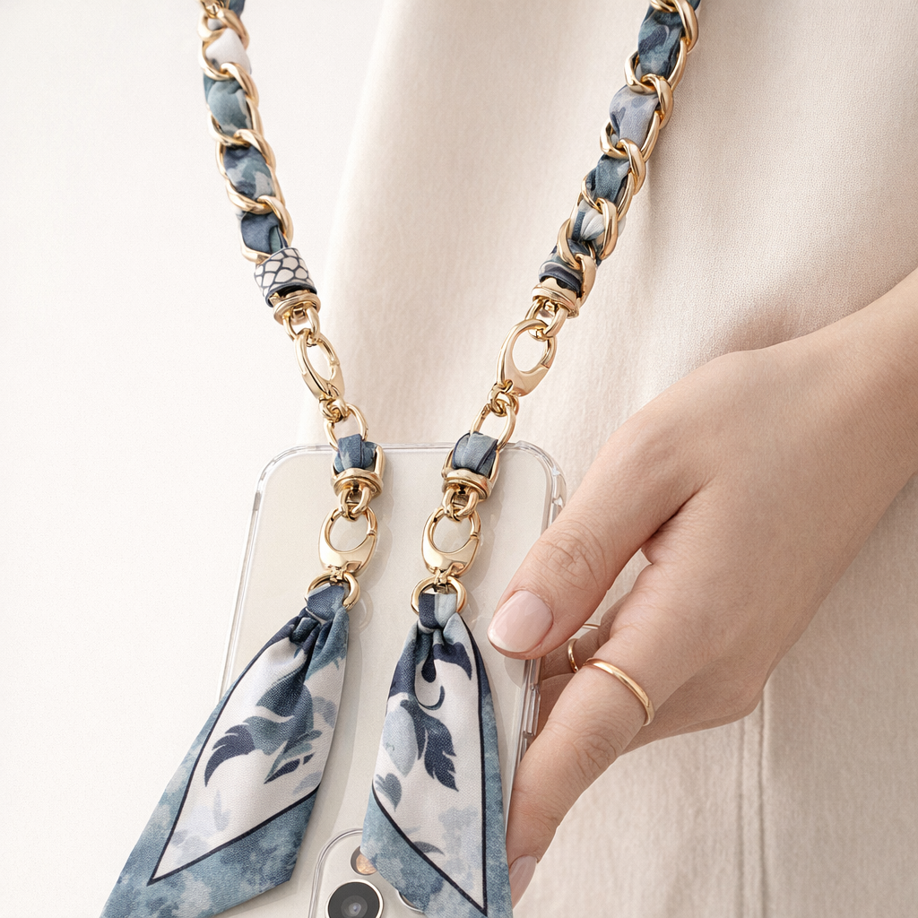 Acrylic Phone Straps Woven Design