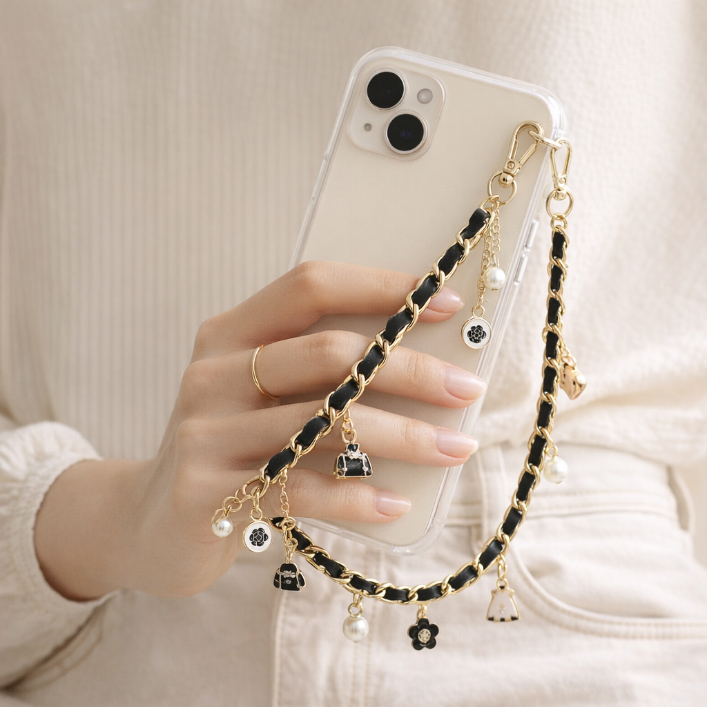 Phone Chain Camellia Flower