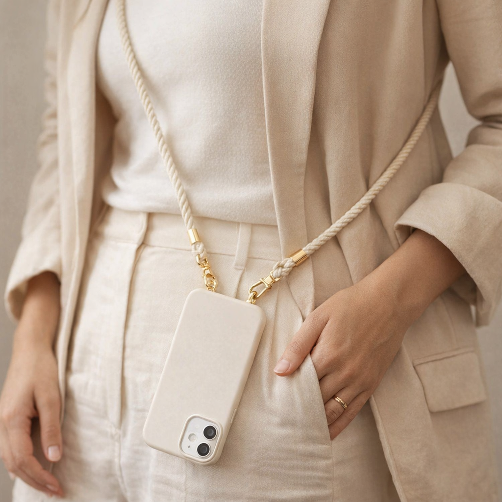 Rope Phone Strap Adjustable Twist