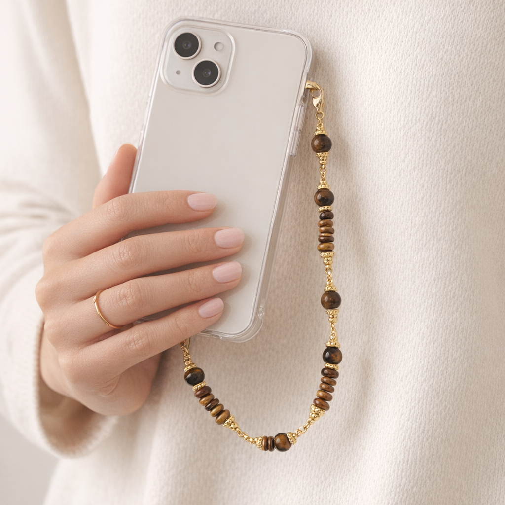 Beaded Phone Straps Double Layer Y2K