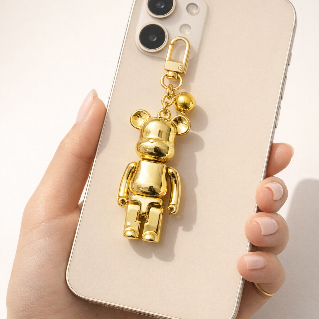 Acrylic Phone Charm Cute Bear