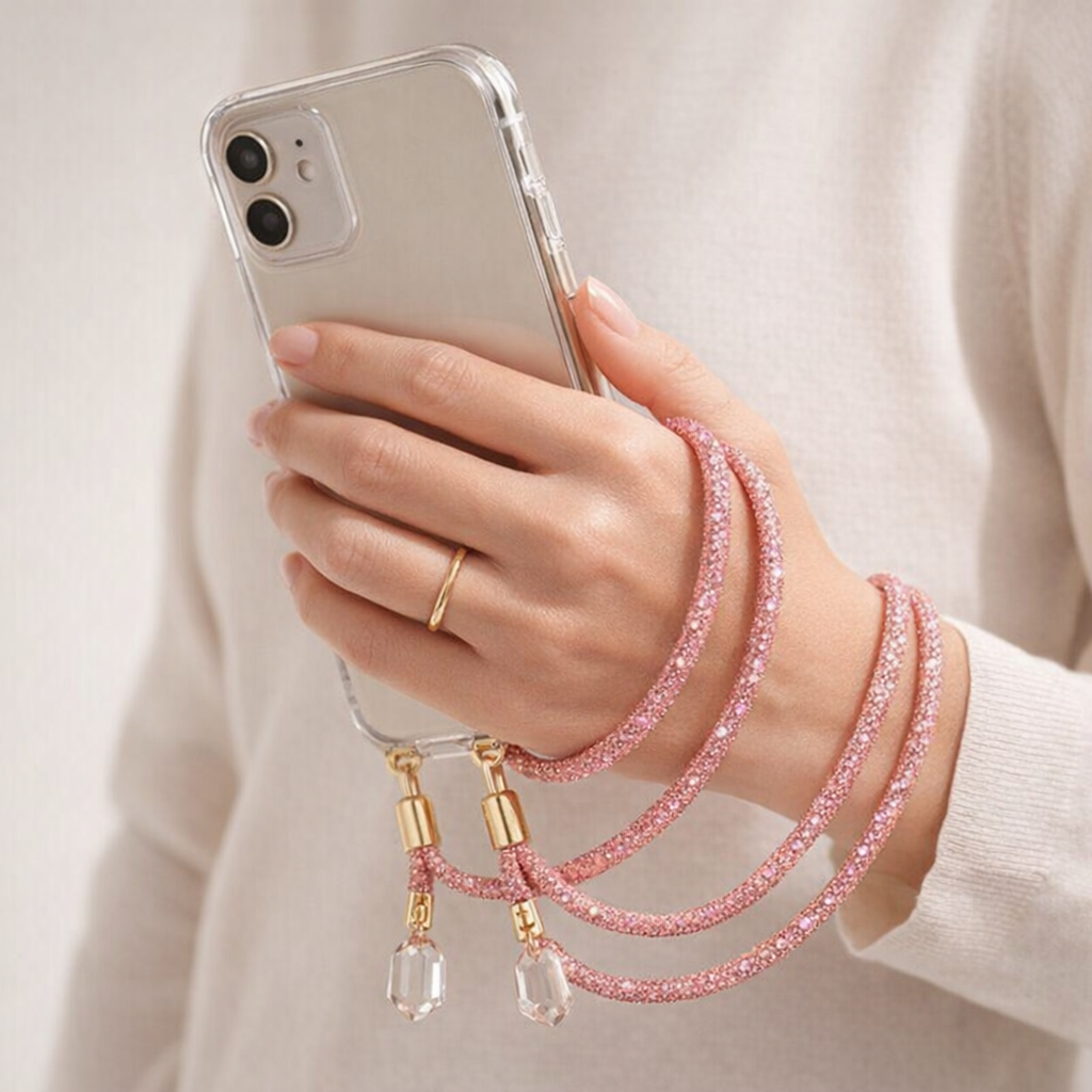 Crystal Phone Strap Rhinestone Elegance