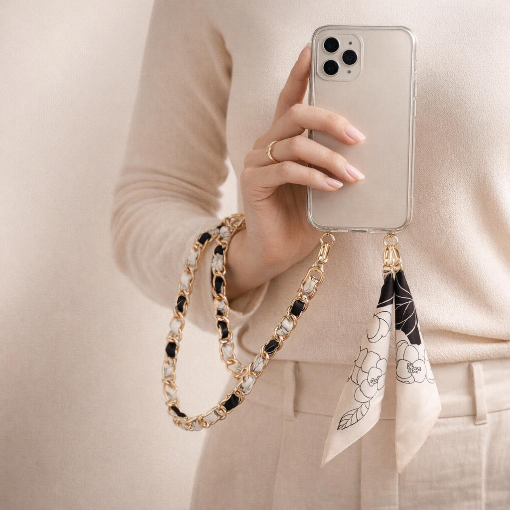 Acrylic Phone Straps Woven Design