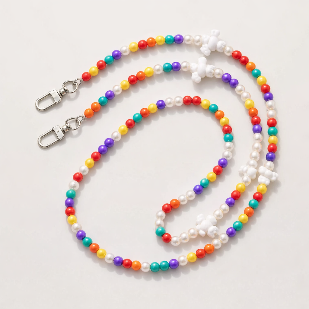 Beaded Phone Strap Korean Style