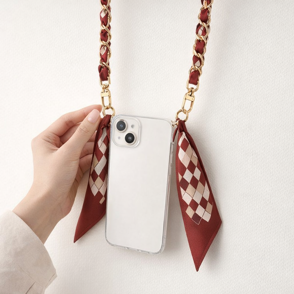 Acrylic Phone Straps Woven Design