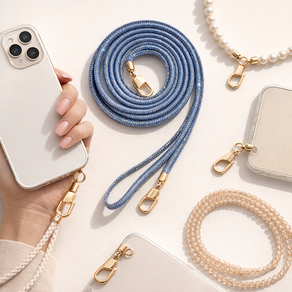 Crystal Phone Strap Rhinestone Elegance