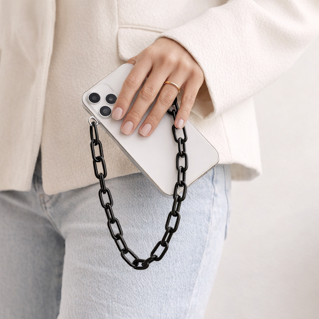 Metal Phone Chain Choker Style