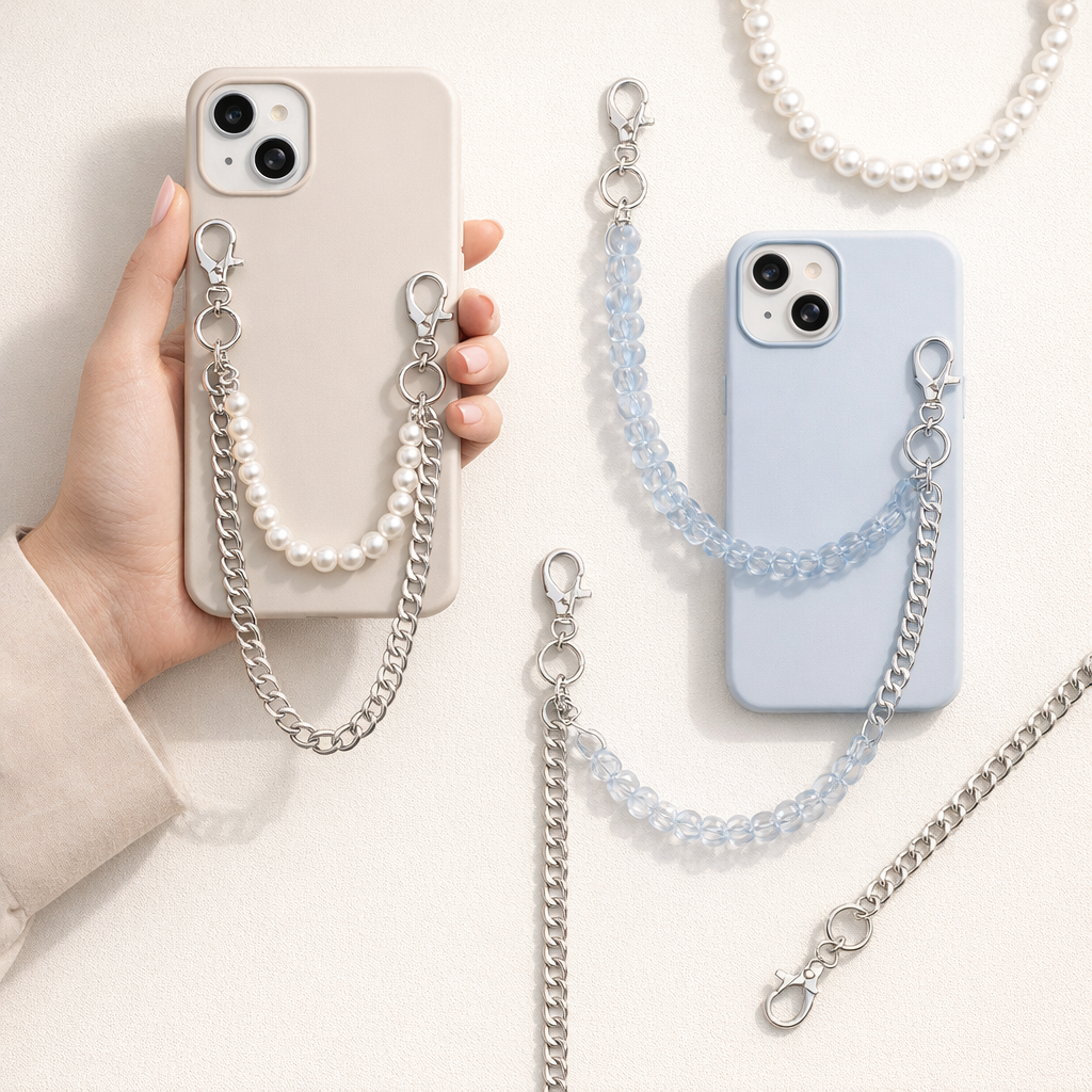 Metal Phone Chain Customisable Links