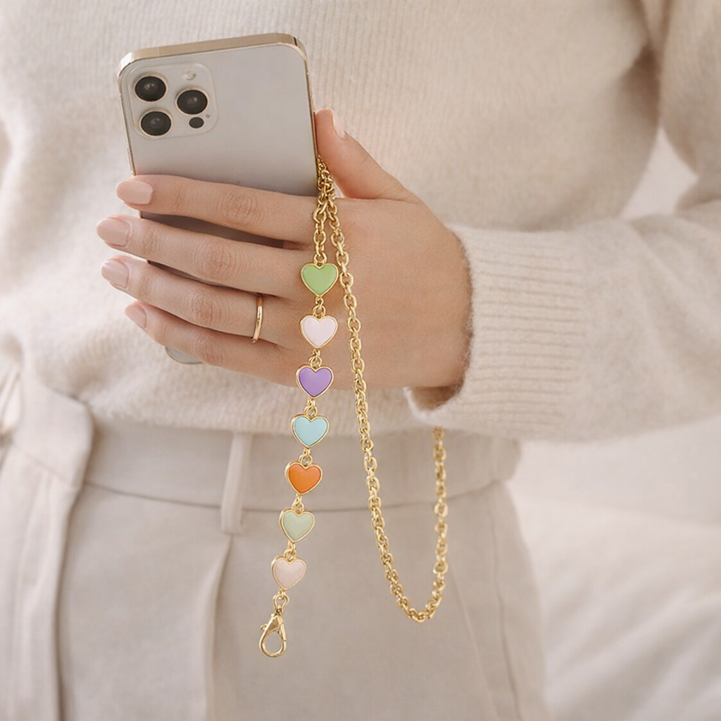 Beaded Phone Strap Korean Style