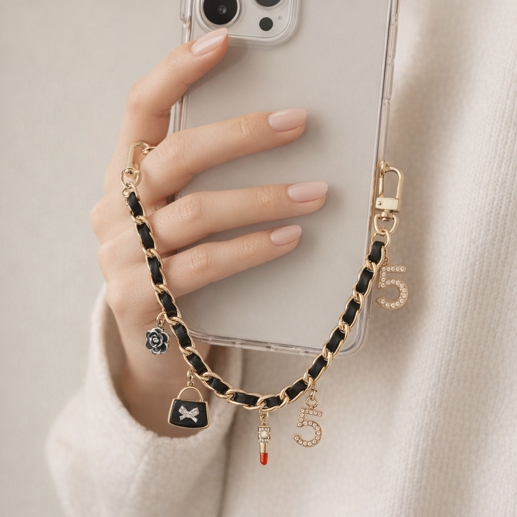 Phone Chain Camellia Flower