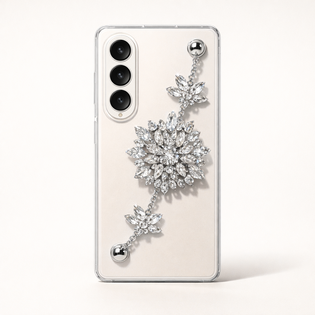 Acrylic Phone Charm Minimalist Design