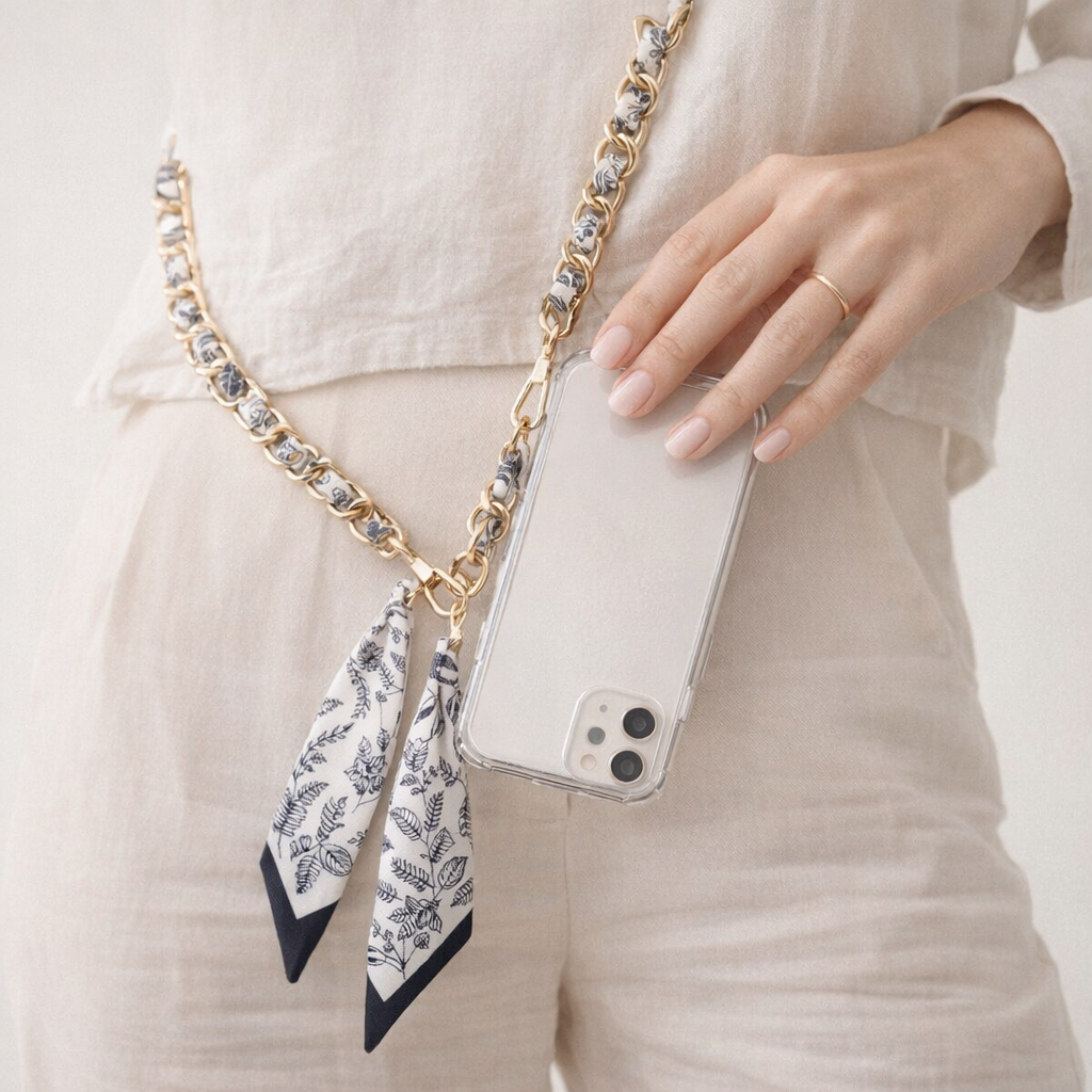 Acrylic Phone Straps Woven Design