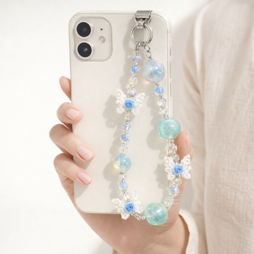 Crystal Phone Charm Gradient Design