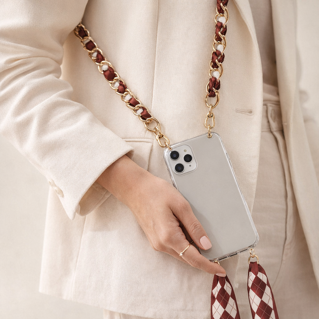 Acrylic Phone Straps Woven Design