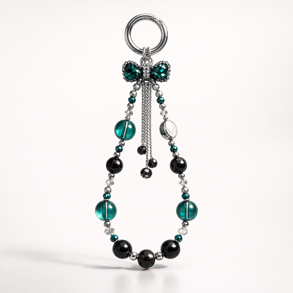 Beaded Phone Charm Retro Tassel