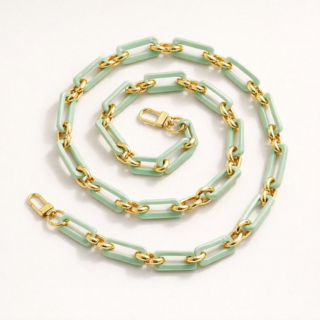 Acrylic Phone Strap Bold Square Design