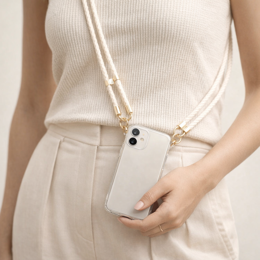 Rope Phone Strap Adjustable Twist