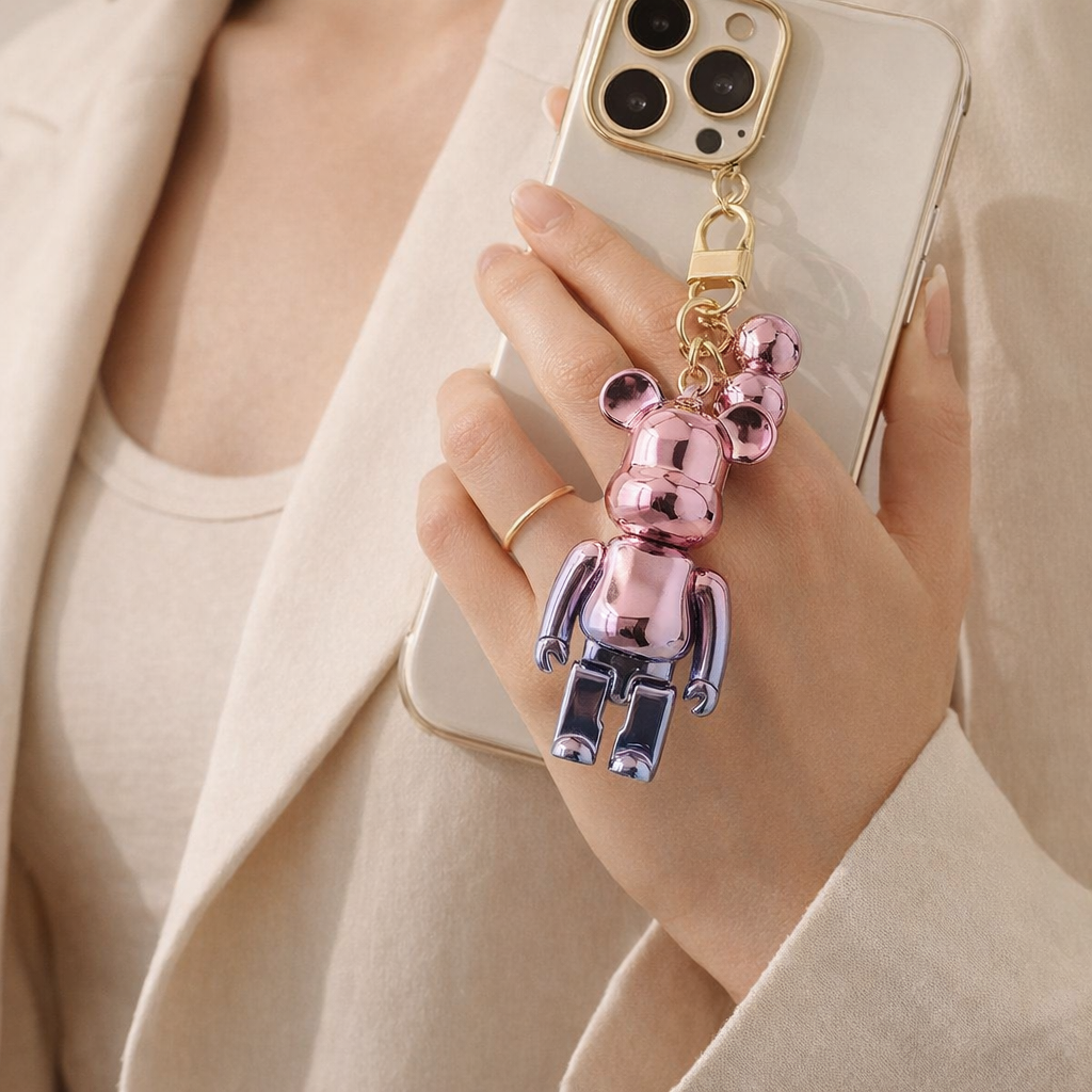 Acrylic Phone Charm Cute Bear