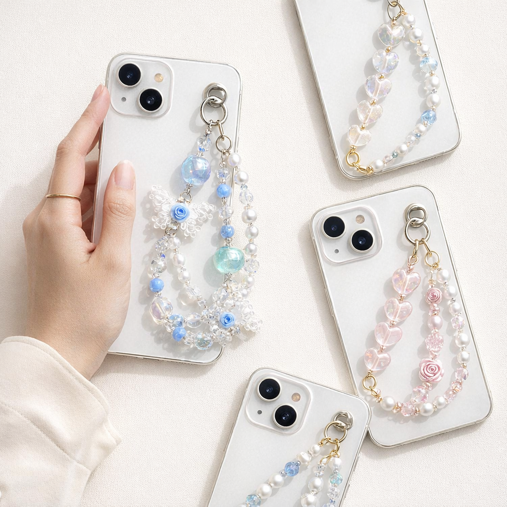 Crystal Phone Charm Gradient Design