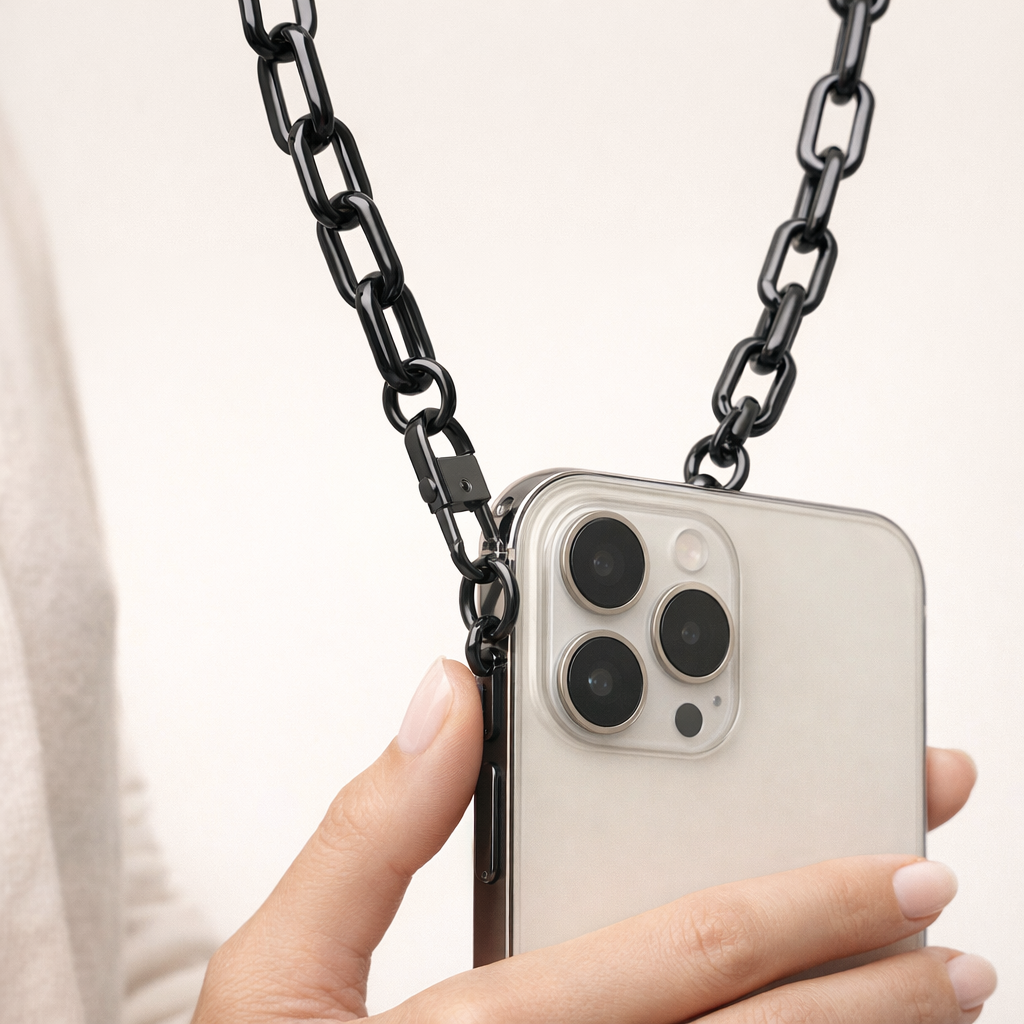 Metal Phone Chain Choker Style