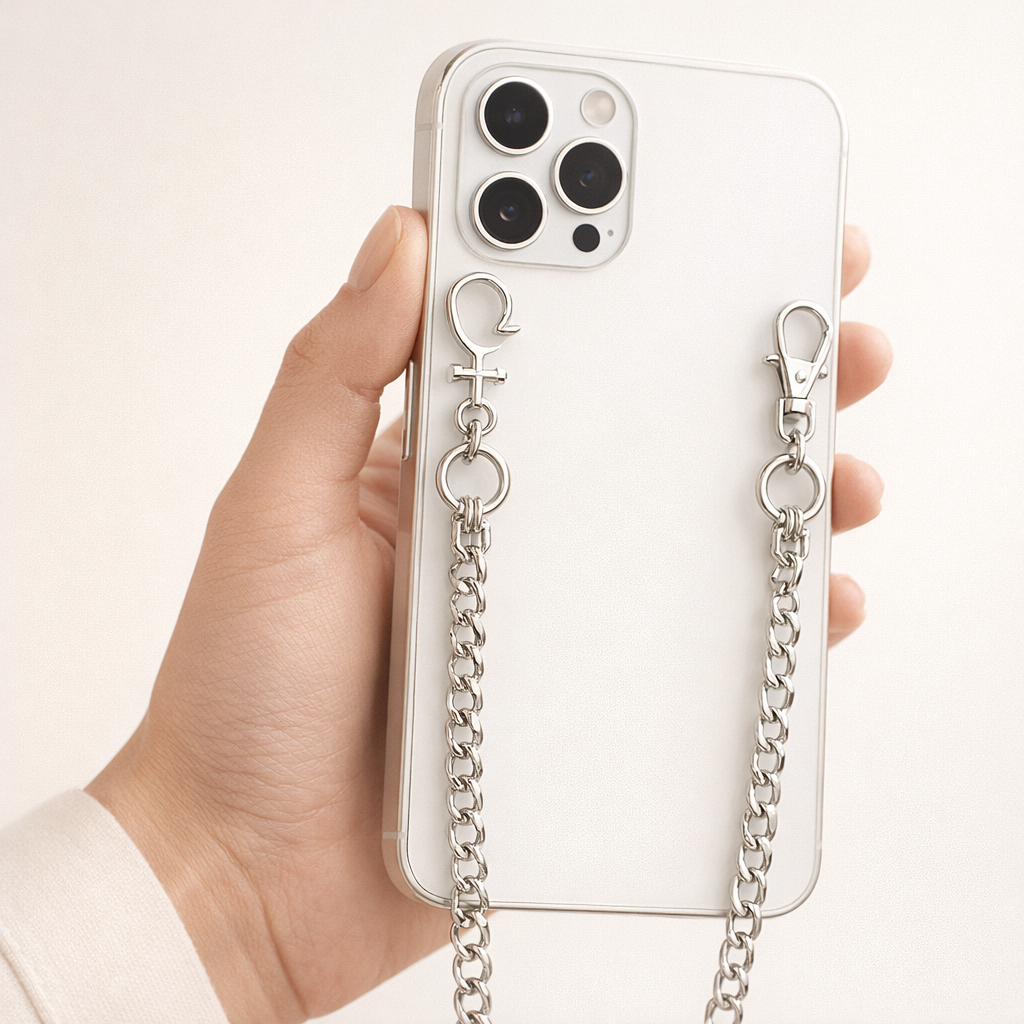 Metal Phone Chain Customisable Links